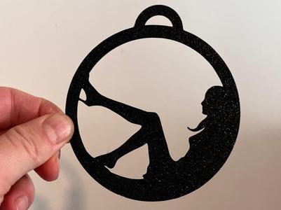 Christmas tree decoration - Sexy Woman