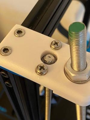Top Rod Mount with Hole for Sidewinder X1 Gantry Support
