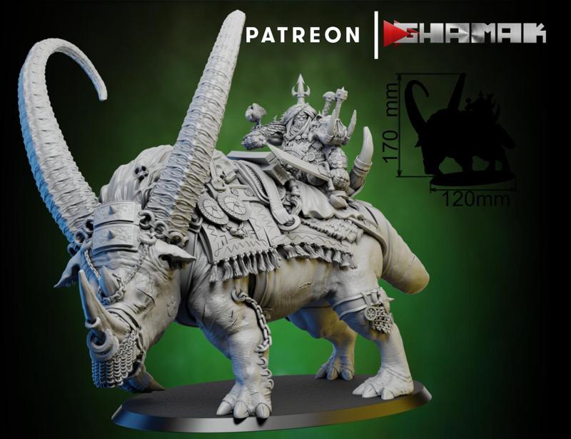 Ogre persian ogre leader riding support ready