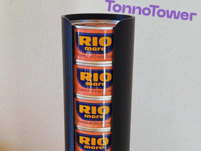 Tuna Can Gravity Dispenser - TonnoTower