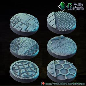 Tabletop miniature sci-fi cyberpunk fantasy. Bases