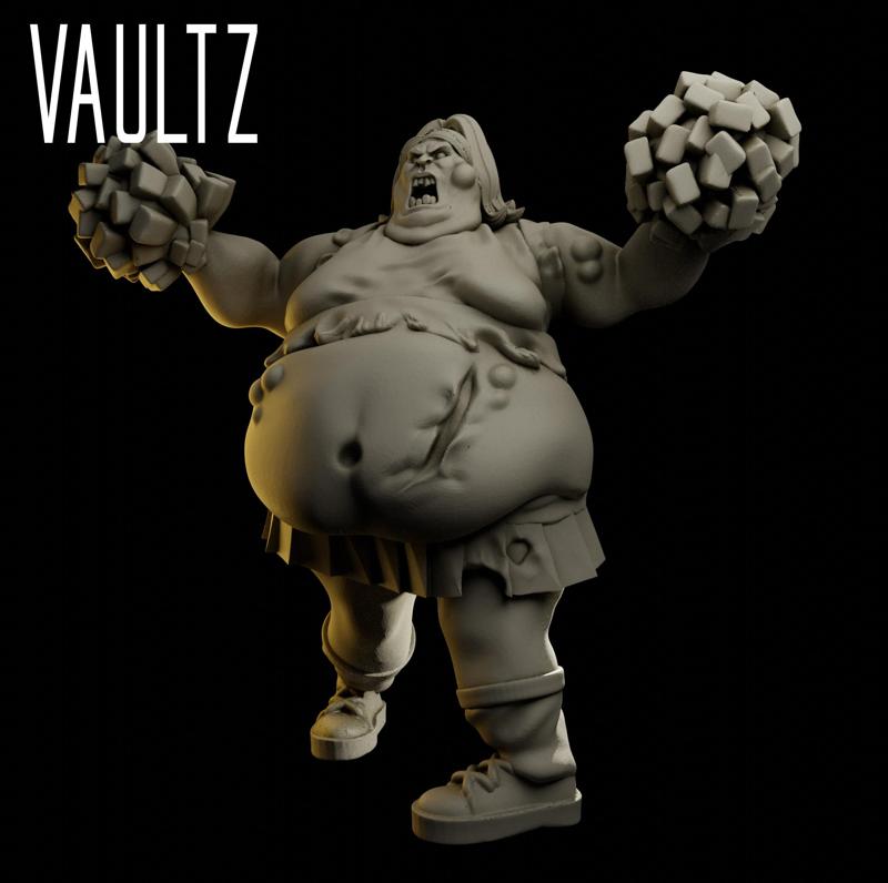 Fatty Cheerleader Zombie