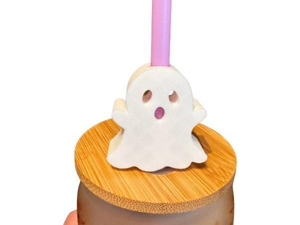Ghost Straw Topper