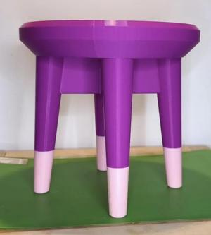 round children's stool   