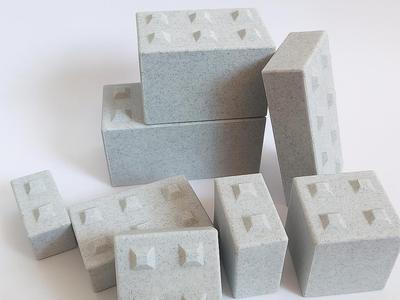 Betonblock Concrete Bricks – Diorama Props