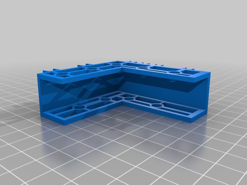 Rail Mounted Desk Plug Organizer w/Screwholes 