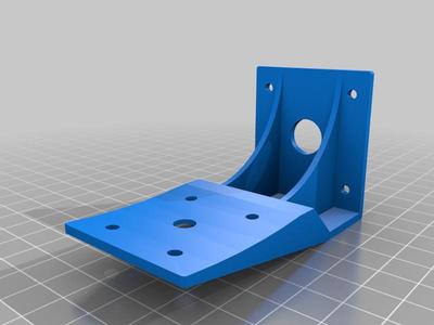 Focus motor mounting for telescope