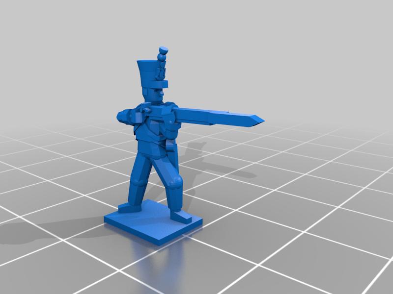 1-100 Nassau Soldiers 1815-Pack 1-1st & 2nd Regts Fusiliers & Drummers