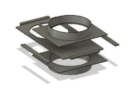 Dust suction valve / air suction valve   