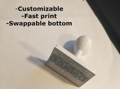 Customizable stamp 