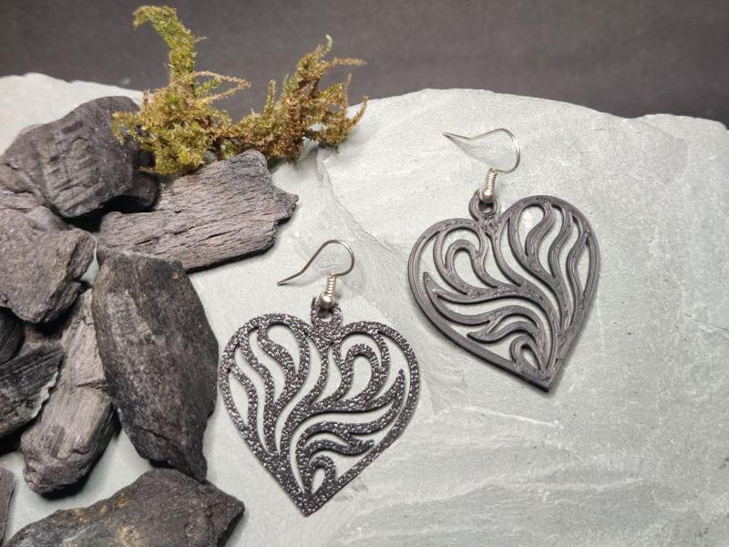 Phoenix Heart  - Earring