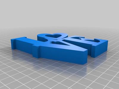 Love letters decor sculpture