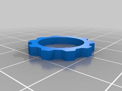 Closed Gear for FIRST Robotics Earrings