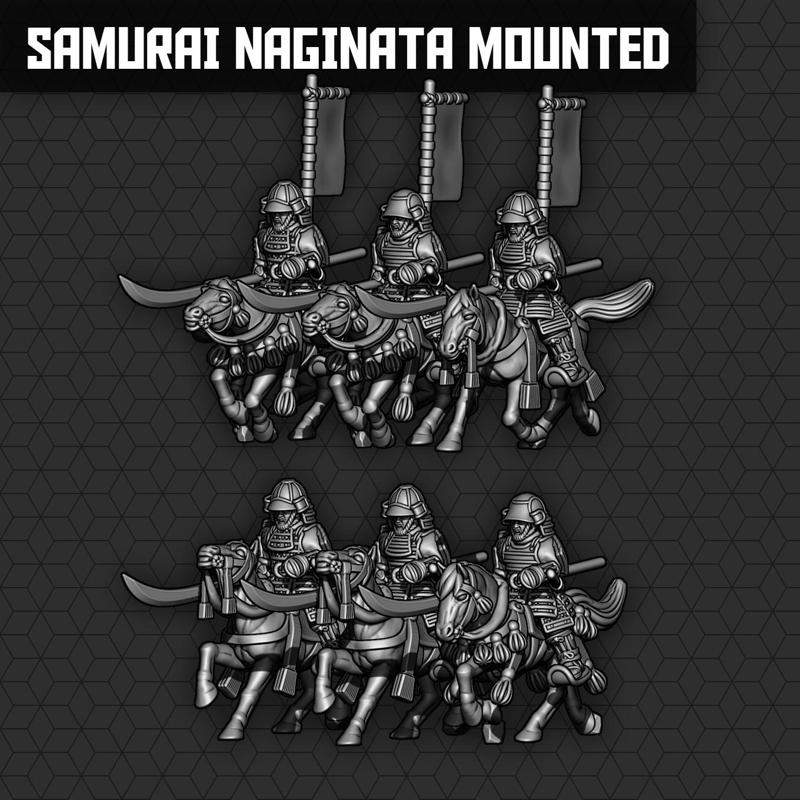 Samurai Mounted Naginata Units