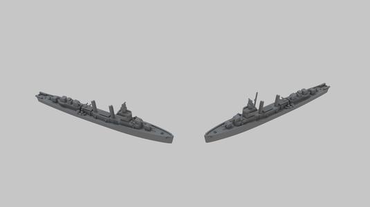 United States Navy WW2 Gleaves class Destroyer