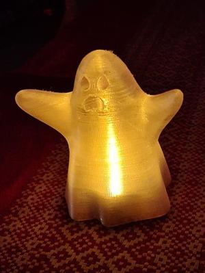 13 larger Halloween Ghosts with LED tea light