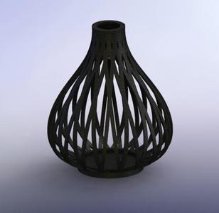 Modern Geometric 3D Printable Vase - Stylish Home Decor