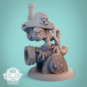 Monkey Captain (pre-supported included)
