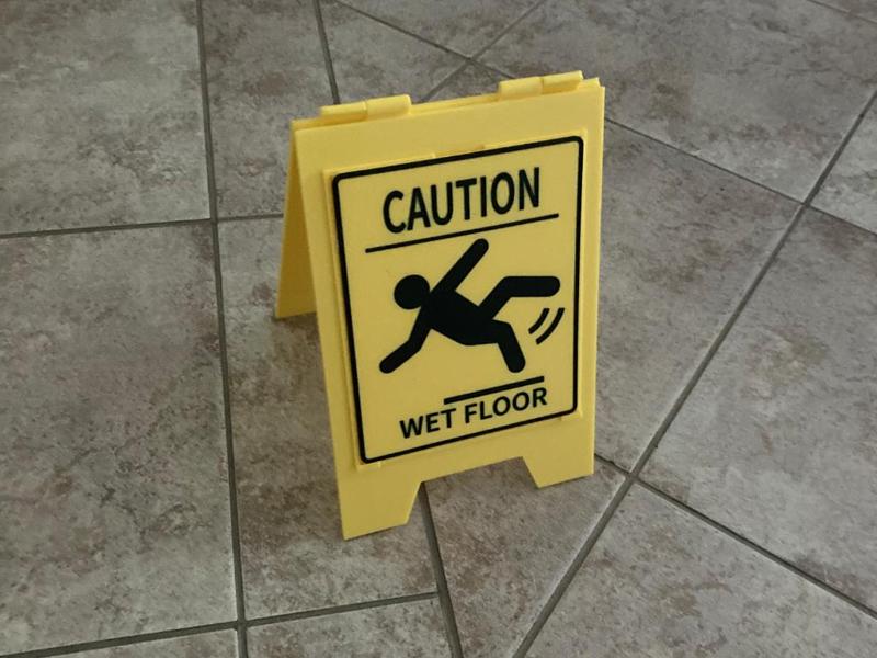 Sign Home Wet Floor