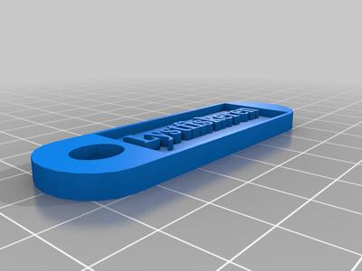Lysfiskeren keychain