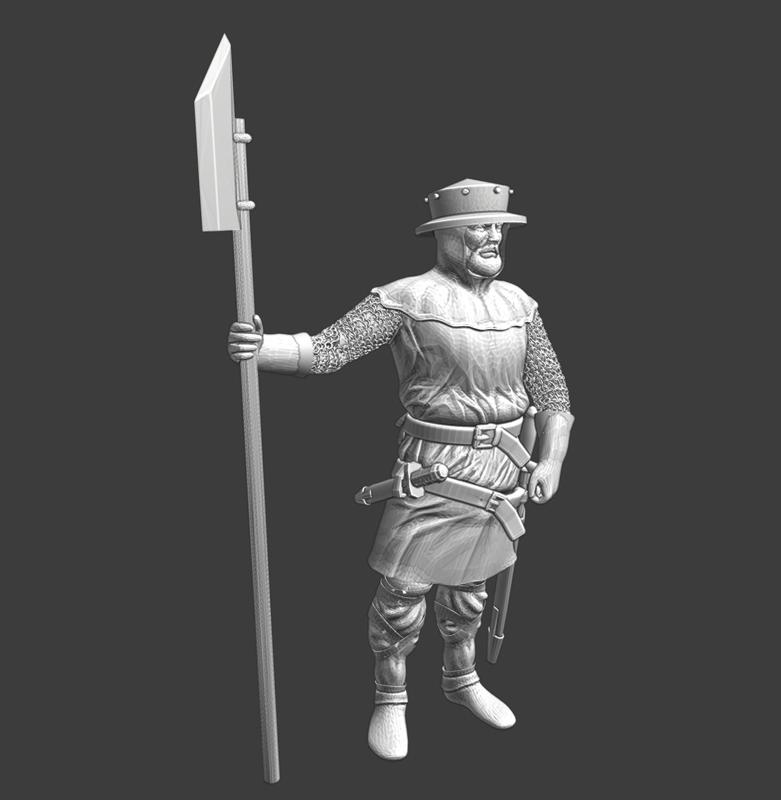 Medieval city guard/camp guard