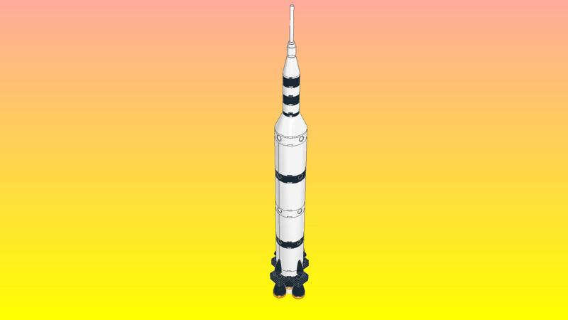 NotLego Lego Rocket Model 511