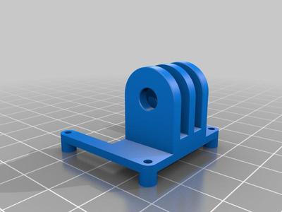 Various camera mounts using GoPro adapters