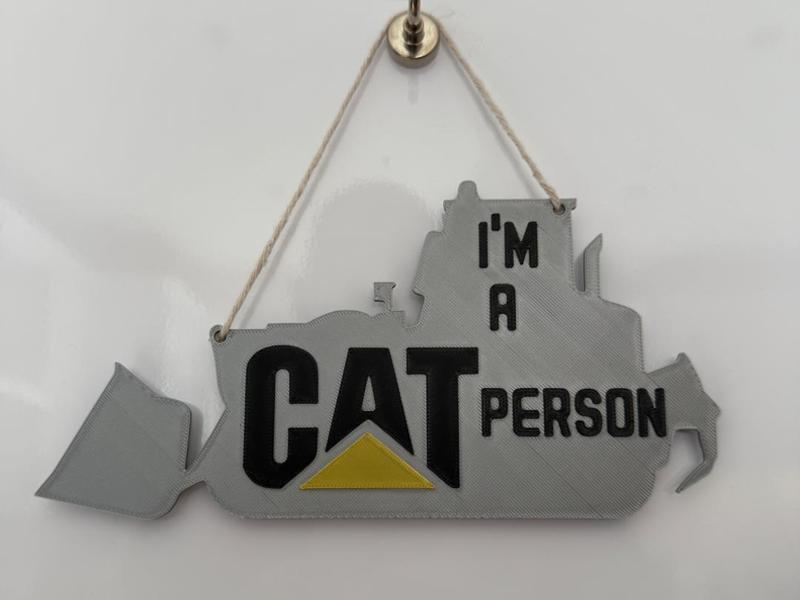 I'm a CAT person sign