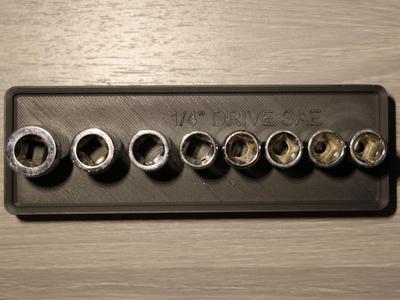 GRIDFINITY 1/4" DRIVE SAE 3/16" TO 7/16" CRESCENT