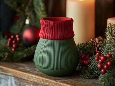 Cute Christmas Sweater Vase
