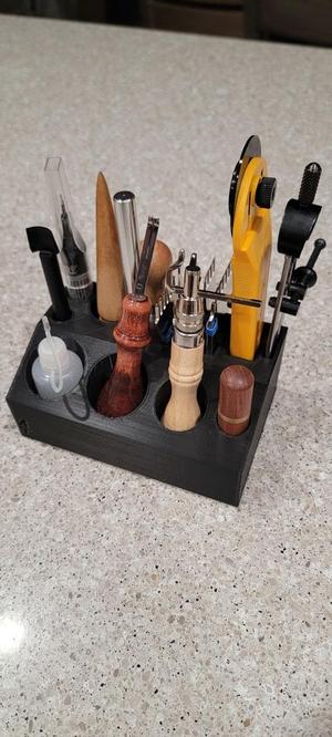Leather Tool Caddy 
