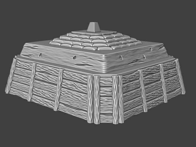 Stand for cross antena tower