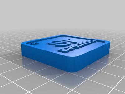 Strontium Keychain
