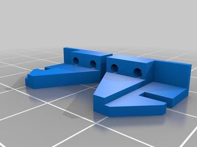 Atomic BZ side clips for plastic body