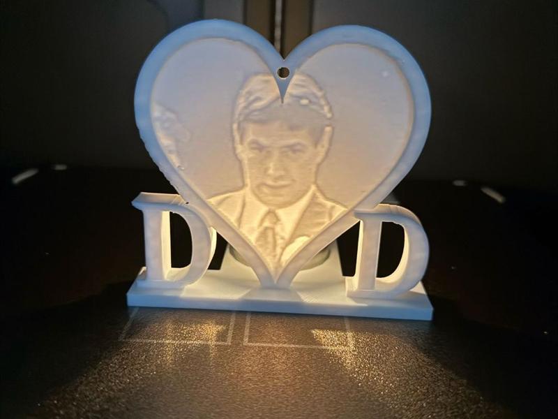 fathers day / dad light up ornament