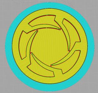Mug coaster - Logo Caliber the game