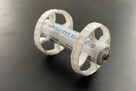 AAA to C-type battery converter