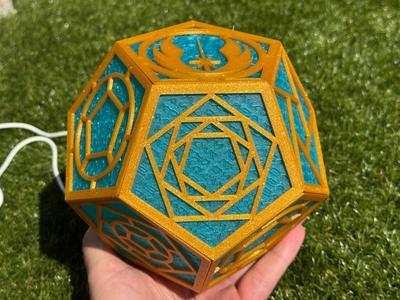 Jedi Holocron Lamp From Star Wars