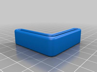 1.5" (38mm) Bed Frame Angle Iron End Cap