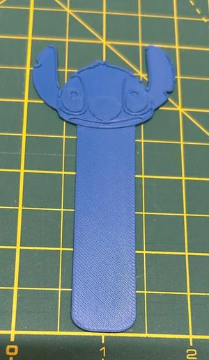 Flat Stitch Bookmark   