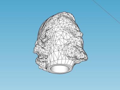 My 3D Scanned Head - Lego Minifig Head