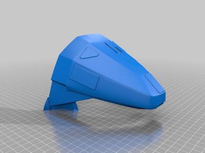 Anubis Helmet - Sections