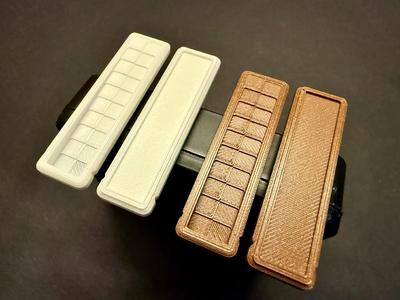 Step and Solid Blocks for Filament Sample Card   