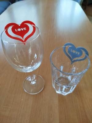 Srdce valentýnská dekorace (heart valentine decoration)   