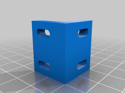 bracket 90° for frame