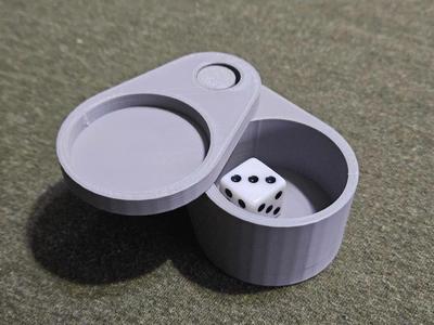 Oval Container keychain   