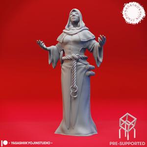 Worshipping Cultist - Tabletop Miniature (Pre-Supported)