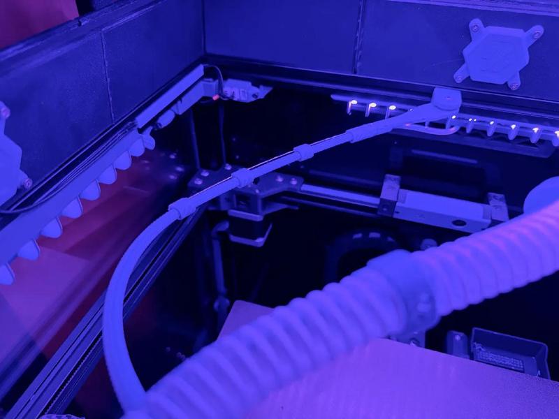 Voron Bowden ptfe tube guide arm 1mm spring steel wire extension clips   