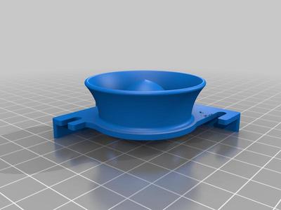 Velocity stack for Dremel 3D20/Flashforge Dreamer NX C duct