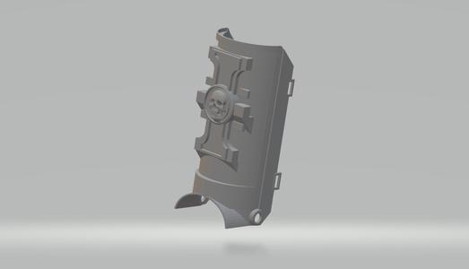FHW: Inquisitorial Shin pad  (cosplay)